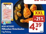 Hähnchen-Unterkeulen von MEINE METZGEREI im aktuellen ALDI SÜD Prospekt für 4,39 €