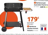 Barbecue charbon de bois Vulcano - Cook'in garden en promo chez Mr. Bricolage Ajaccio à 179,00 €