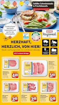Schweinefleisch im aktuellen REWE Prospekt (Remscheid) Schweinefleisch im REWE Prospekt "Dein Markt" mit 32 Seiten (Remscheid)
