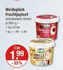 Fruchtjoghurt von Weideglück im aktuellen V-Markt Prospekt für 1,99 €