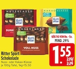 Schokolade im Angebot bei EDEKA in Augsburg Schokolade Angebote von Ritter Sport bei EDEKA Augsburg für 1,55 €
