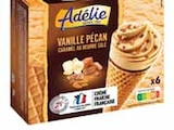 Cônes glacés vanille pécan - ADÉLIE en promo chez Intermarché Cônes glacés vanille pécan - ADÉLIE dans le catalogue Intermarché
