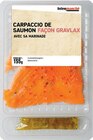 Carpaccio de saumon façon gravlax avec sa marinade - Intermarché - Intermarché Hyper Carpaccio de saumon façon gravlax avec sa marinade - Intermarché à 7,12 € dans le catalogue Intermarché Hyper