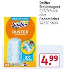 Staubmagnet oder Bodentücher von Swiffer im aktuellen Rossmann Prospekt für 4,99 €