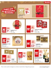 Promos Lindt dans le catalogue "Fêtons Noël" de Auchan Hypermarché à la page 33