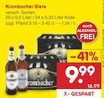 Biere Angebote von Krombacher bei Netto Marken-Discount Emden für 9,99 €