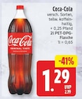 Aktuelle Coca Cola Angebote bei EDEKA in Potsdam Aktuelles Coca-Cola Angebot bei EDEKA in Potsdam ab 1,29 €