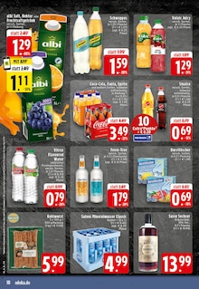 Coca Cola im EDEKA Prospekt "Aktuelle Angebote" mit 24 Seiten (Osnabrück)