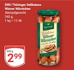 Delikatess Wiener Würstchen Angebote von Thüringer bei GLOBUS Halle für 2,99 €
