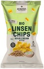 Aktuelles Bio Linsen Chips Sour Cream Style Angebot bei REWE in Frankfurt (Main) ab 1,99 €