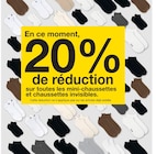 20% de réduction sur toutes les mini-chaussettes et chaussettes invisibles. dans le catalogue Zeeman