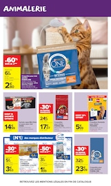 Promos Purina One dans le catalogue "Carrefour market" de Carrefour Market Purina One en promo dans le catalogue Carrefour Market à la page 39