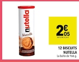 12 Biscuits - Nutella en promo chez Supeco 12 Biscuits - Nutella dans le catalogue Supeco