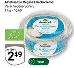 Bio Vegane Frischecreme Angebote von Alnatura bei GLOBUS Kaiserslautern für 2,49 €
