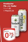 Pils Angebote von Krombacher bei GLOBUS Leipzig für 0,75 €