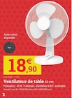Promo Ventilateur de table 40 cm à 18,90 € dans le catalogue Espace Emeraude à Clisson