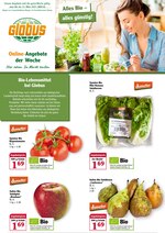 Globus Prospekt für Köln mit 4 Seiten Globus Prospekt für Köln: "Alles Bio - alles günstig!", 4 Seiten, 08.03.2021 - 13.03.2021