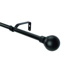 Promo Kit de tringle à rideau extensible embout boule Araxos GoodHome 200/330 cm, Ø 16/19 mm noir à 21,17 € dans le catalogue Castorama à Mandelieu-la-Napoule