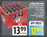 verschiedene Sorten im Angebot bei EDEKA in Chemnitz verschiedene Sorten Angebote von Erdinger Weissbräu bei EDEKA Chemnitz für 12,99 €