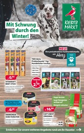 Aktueller Kiebitzmarkt Prospekt mit Hundefutter, "Winterzeit", Seite 5