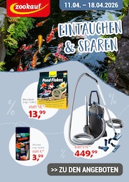 Zookauf Prospekt für Bremen: "EINTAUCHEN & SPAREN", 1 Seite, 11.04.2026 - 18.04.2026