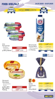Käse im aktuellen METRO Prospekt (Leverkusen) Käse im METRO Prospekt "Wochenangebote + Metro Markets" mit 28 Seiten (Leverkusen)