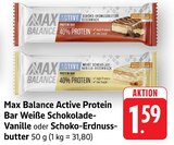 Active Protein Bar Weiße Schokolade-Vanille Angebote von Max Balance bei E center Bietigheim-Bissingen für 1,59 €