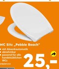 WC Sitz "Pebble Beach" für 25,00 € bei Globus-Baumarkt im Angebot WC Sitz "Pebble Beach" im aktuellen Globus-Baumarkt Prospekt