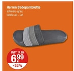 Herren Badepantolette bei V-Markt im Pfronten Prospekt für 6,99 €