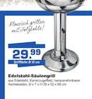 Bauzentrum Borgers Rees - Edelstahl-Säulengrill Angebot im Prospekt Edelstahl-Säulengrill bei Bauzentrum Borgers im Rees Prospekt für 29,99 €