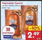 Teewurst von Rügenwalder im aktuellen Netto Marken-Discount Prospekt für 2,49 €