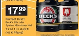 Perfect Draft Beck's Pils im Angebot bei Getränkeland in Neubrandenburg Perfect Draft Beck's Pils Angebote von Beck's bei Getränkeland Neubrandenburg für 17,99 €