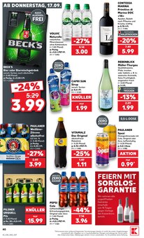 Pepsi im aktuellen Kaufland Prospekt (Frankfurt (Main)) Pepsi im Kaufland Prospekt "Hier bin ich richtig" mit 78 Seiten (Frankfurt (Main))