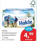 Toilettenpapier Sonderedition von Hakle im aktuellen budni Prospekt