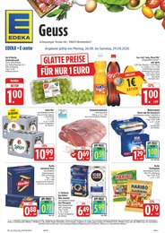 EDEKA Prospekt für Brattendorf mit 38 Seiten EDEKA Prospekt für Brattendorf: "Wir lieben Lebensmittel!", 38 Seiten, 24.08.2026 - 29.08.2026