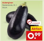 Auberginen für 0,99 € bei Netto Marken-Discount im Angebot Auberginen im aktuellen Netto Marken-Discount Prospekt