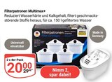 Filterpatronen Multimax+ im Angebot bei GLOBUS in Homburg Filterpatronen Multimax+ Angebote von Aqua Select bei GLOBUS Homburg für 20,00 €
