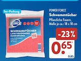 Schwammtücher von Power Force für 0,65 € bei ALDI SÜD im Angebot Schwammtücher von Power Force im aktuellen ALDI SÜD Prospekt