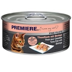 PREMIERE Fine Filets nature Thon aux crevettes 12x80 g - PREMIERE en promo chez Maxi Zoo PREMIERE Fine Filets nature Thon aux crevettes 12x80 g - PREMIERE dans le catalogue Maxi Zoo