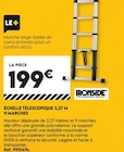 Promo Échelle télescopique 3,27 m 11 marches à 199,00 € dans le catalogue Tout Faire à Lavelanet