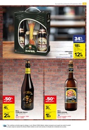 Promos Coffret Bières dans le catalogue "Le mois fête des économies" de Carrefour Market à la page 35
