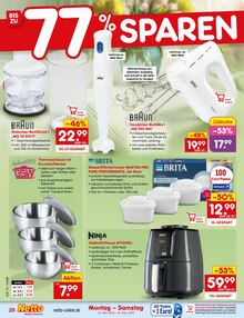 Kühlschrank im Netto Marken-Discount Prospekt "Aktuelle Angebote" mit 60 Seiten (Wuppertal)