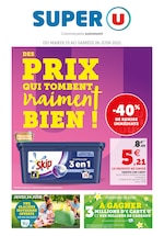 Catalogue Super U à Toulon, avec 52 pages Prospectus Super U à Toulon, "Des prix qui tombent vraiment bien !", 52 pages, 15/06/2021 - 26/06/2021