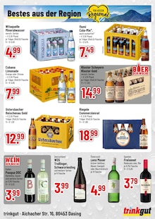 Cola im Trinkgut Prospekt "Aktuelle Angebote" mit 4 Seiten (Augsburg)
