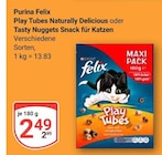Play Tubes Naturally Delicious im Angebot bei GLOBUS in Salzgitter Play Tubes Naturally Delicious Angebote von Purina Felix bei GLOBUS Salzgitter für 2,49 €