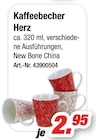 Kaffeebecher Herz Angebote bei Möbel AS Baden-Baden für 2,95 €