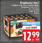 Spezi Original im Angebot bei E center in Herne Spezi Original Angebote von Krombacher bei E center Herne für 12,99 €