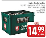 Oktoberfestbier im Angebot bei E center in Erlangen Oktoberfestbier Angebote von Spaten bei E center Erlangen für 14,99 €