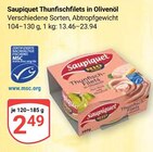 Thunfischfilets in Olivenöl im Angebot bei GLOBUS in Neustadt Thunfischfilets in Olivenöl Angebote von Saupiquet bei GLOBUS Neustadt für 2,49 €