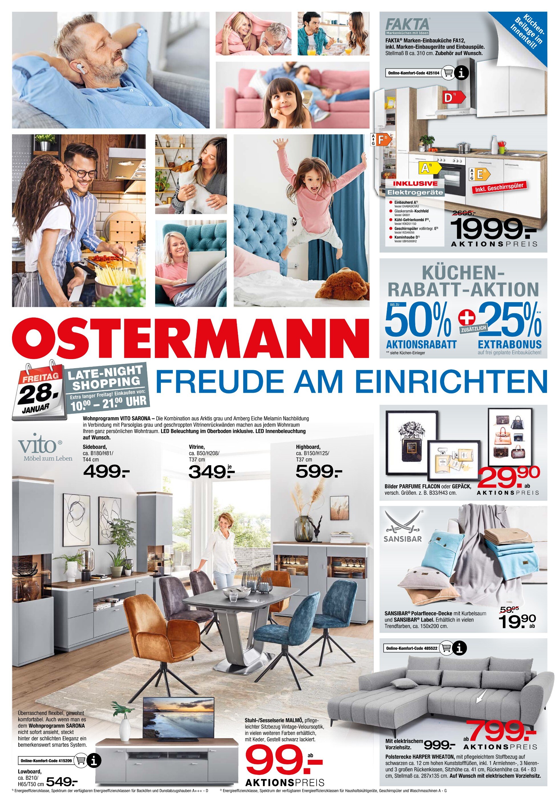 Ostermann Prospekt für Bergheim mit 18 Seiten Ostermann Prospekt für Bergheim: "FREUDE AM EINRICHTEN", 18 Seiten, 22.01.2022 - 04.02.2022